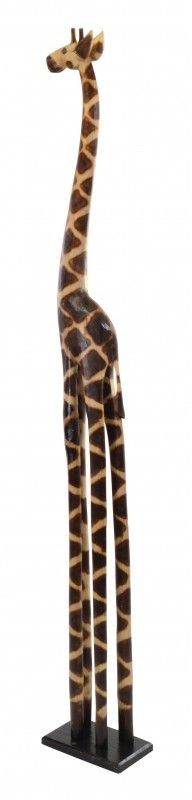 Product photograph of Natural Painted Giraffe from Choice Furniture Superstore.